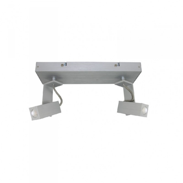 Nova II - Aplique 2 Luces LED COB 5W c/u 220V recto 3000K 180