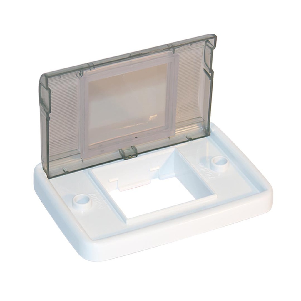 Estanco para 2 Módulos - Bastidor y Tapa transparente Jeluz