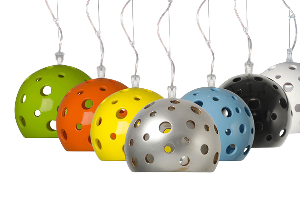 Colgante 1/2 Esfera 23cm Floreal