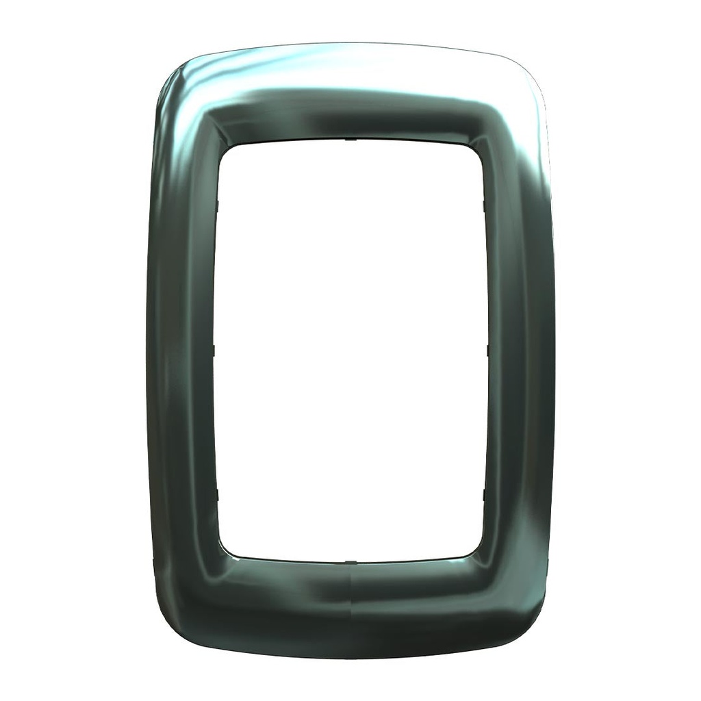 Aro central Modena 5x10cm Cromo  Jeluz