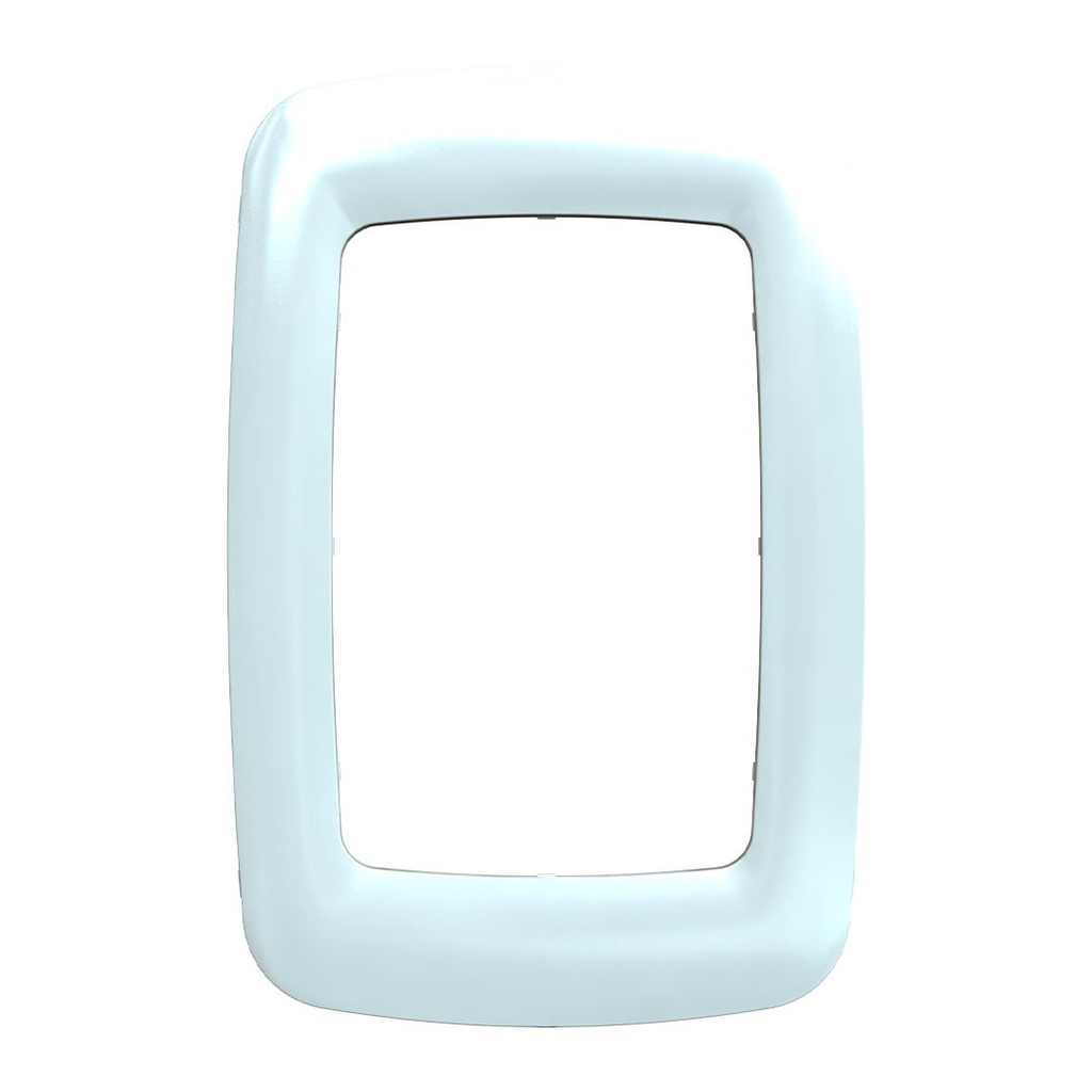 Aro central Modena 5x10cm blanco Jeluz