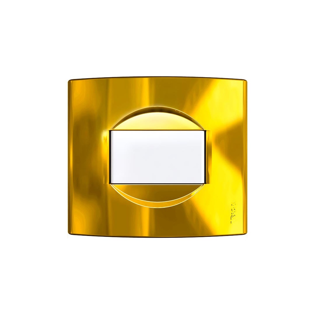 Tapa NBO 5x5 cm. 1 Modulo  Oro Jeluz