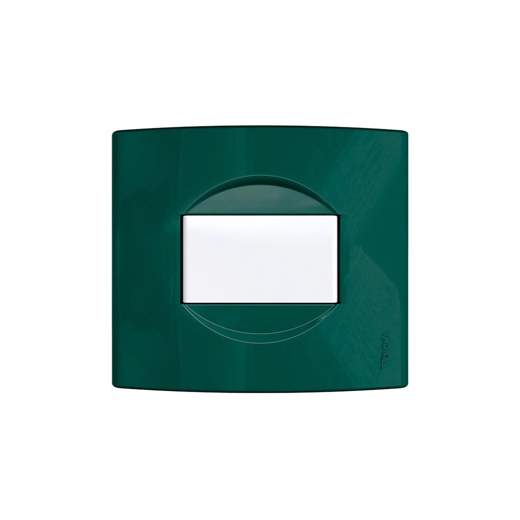 Tapa NBO 5x5 cm. 1 Modulo Verde Urano Jeluz