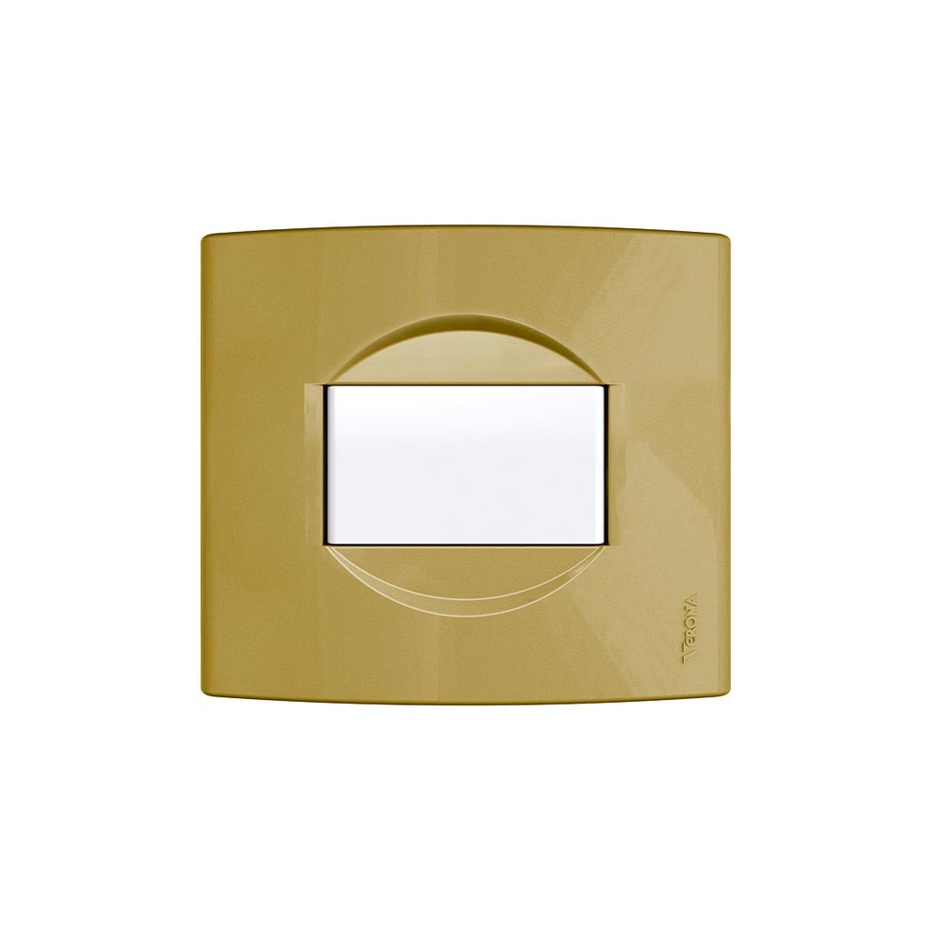 Tapa NBO 5x5 cm. 1 Modulo Champagne Jeluz