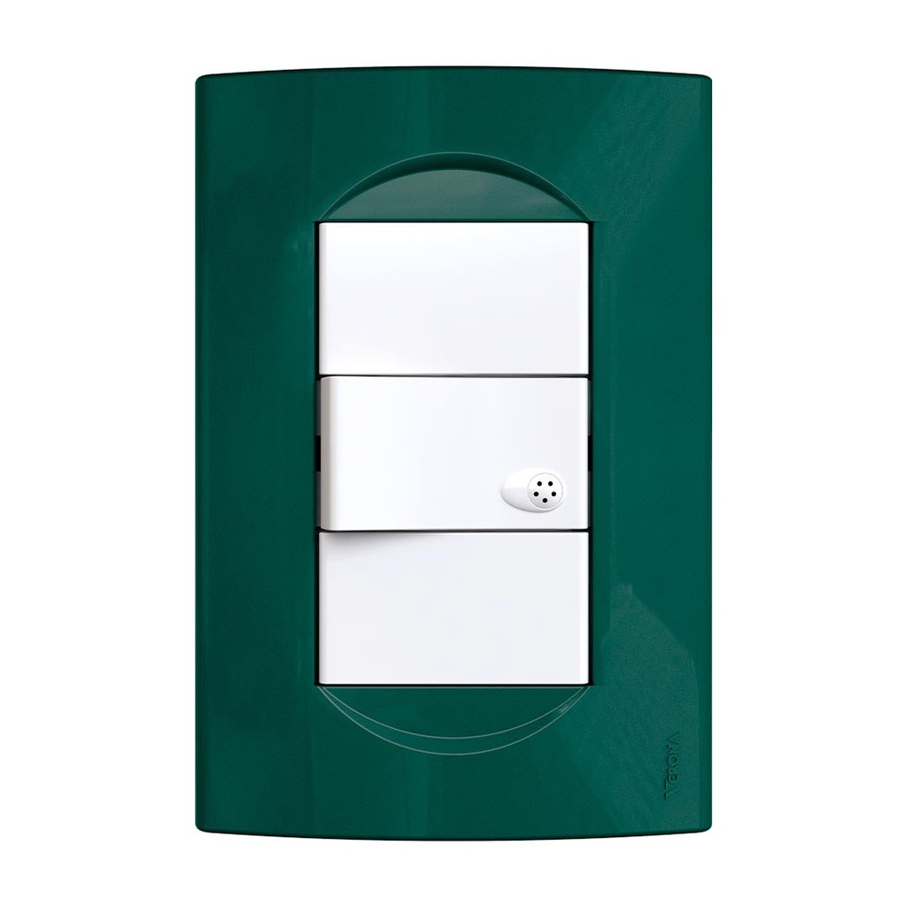 Tapa Verona NBO 10x5 cm 3 Modulos VerdeUrano Jeluz/Mavi