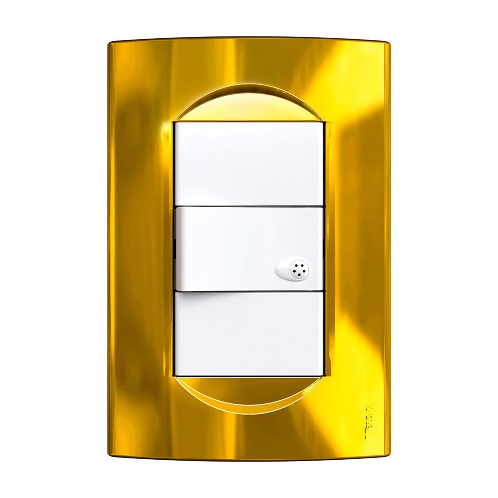 Tapa Verona NBO 10x5 cm 3 Modulos  Oro Jeluz/Mavi