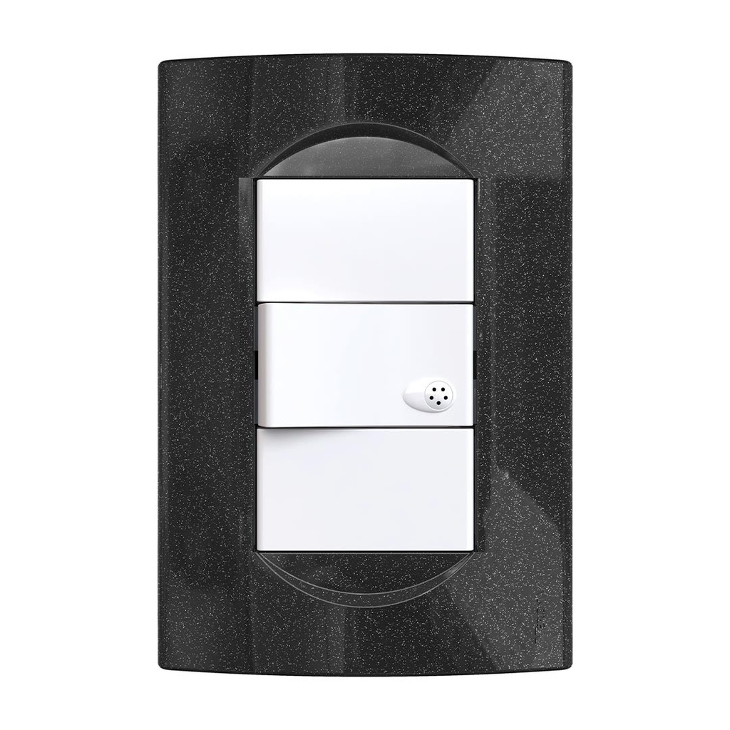 Tapa Verona NBO 10x5 cm 3 Modulos azabache Jeluz/Mavi