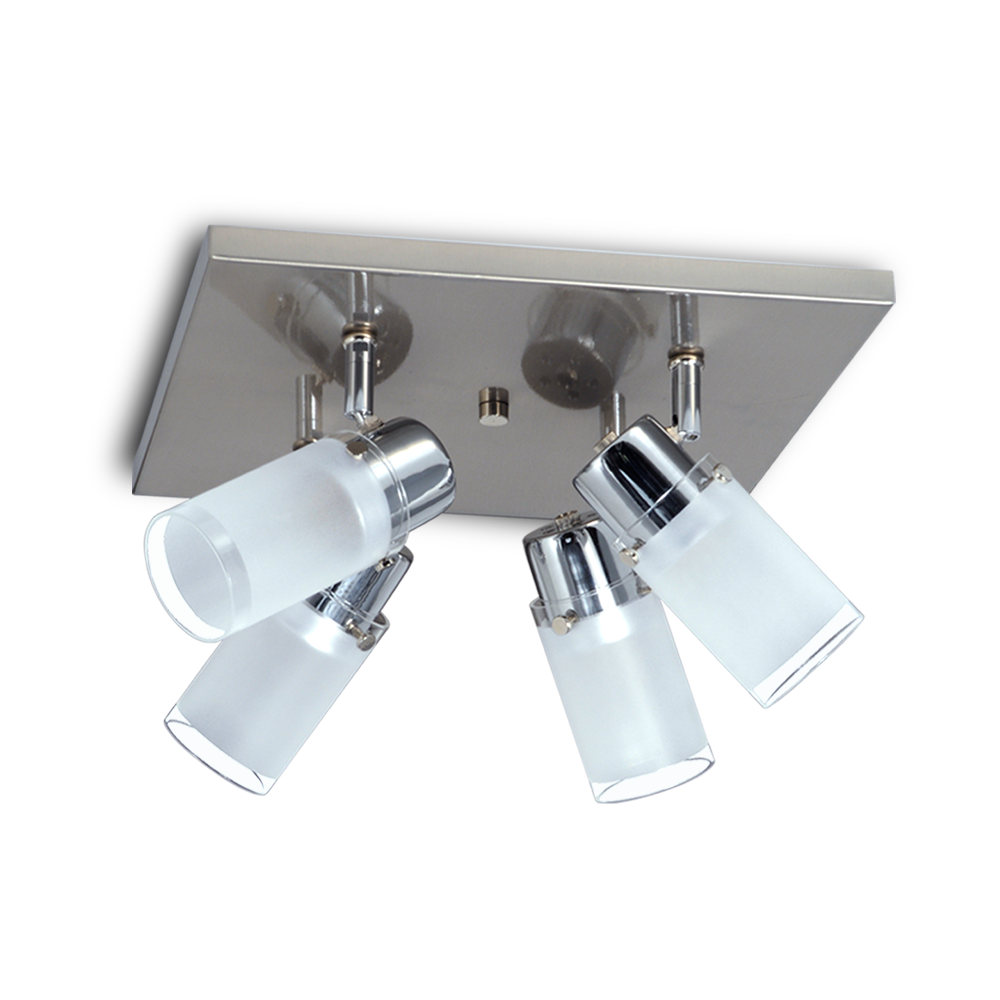 LINEA LORE E27 APLIQUE 4 LUCES 33X33 Vignolo