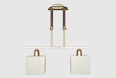 colgante nine 2 luces con pantalla TH