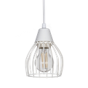 [C-1006-34-bla] Colgante JAULA (blanco texturado)