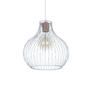 [A10-35-bla] Colgante Jaula Gota Carilux (blanco)
