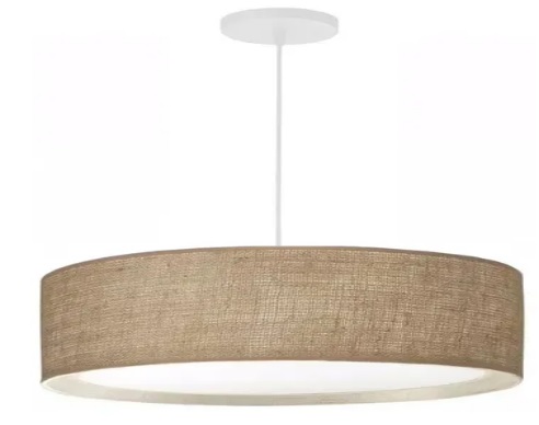 Colgante tambor 60x60x18 4 Luces con tapa D&P