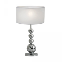 [lm3500ylbw-56-cromo] Lampara de mesa CLODI Cromo Luz del Siglo