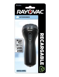 [RECMINI220VAR-155-negro] Linterna recargable de 5leds rayovac negro Iturria Sociedad Anonima