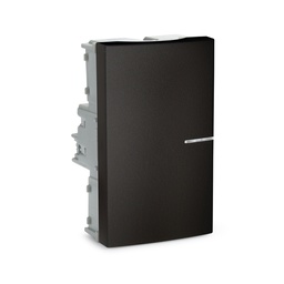 [WDA51402-72-negro] INTERRUPTOR UNIPOLAR  Jumbo 16AX-250V RODA NS negro Plasnavi