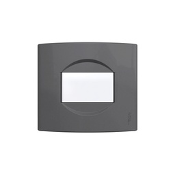 [35099/8-26-Antracita] Tapa NBO 5x5 cm. 1 Modulo Antracita Jeluz