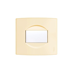[35099/3-26-Marfil] Tapa NBO 5x5 cm. 1 Modulo Marfil Jeluz
