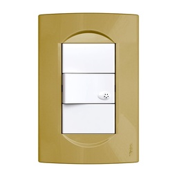 [35098/23-26-Champagne] Tapa Verona NBO 10x5 cm 3 Modulos Champagne Jeluz/Mavi