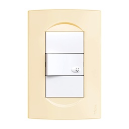 [35098/3-26-marfil] Tapa Verona NBO 10x5 cm 3 Modulos  marfil Jeluz/Mavi