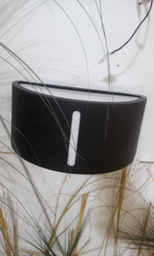 [822890-62-negro] Tortuga Aluminio con acrílico Frente Oval con ranura negro Nevar