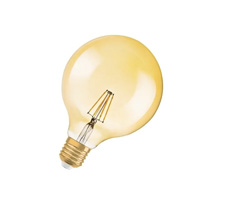 [4058075337558-156-amb] Lámapra led Vintage 1906. Formato Globo. Dimerizable. Color Ambar. Potencia 7.5W. Ledvance