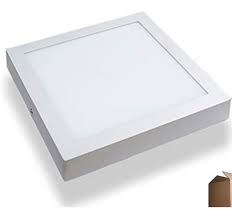 PLAFÓN LED DE APLICAR CUADRADO BLANCO 18W -TACOMA