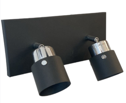 Aplique UP base Vignolo 2 luces color FABRICADO