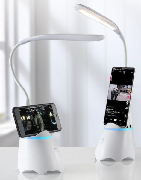 Lampara Flexible LED 2,5W - Tactil - PARLANTE A BATERIA USB - 3 INTENSIDADES Capobianco