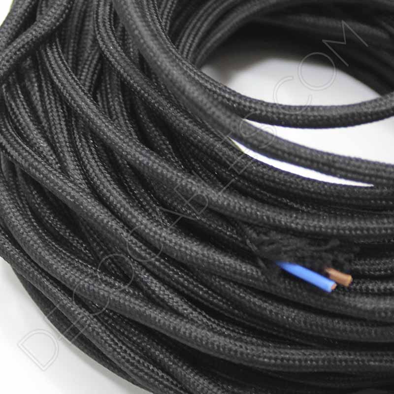 Cable Tela 2x0.5mm negro valor x metro 180