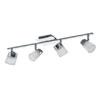 Spot 4 Luces "Linea Gattito" g9 Fotoluz