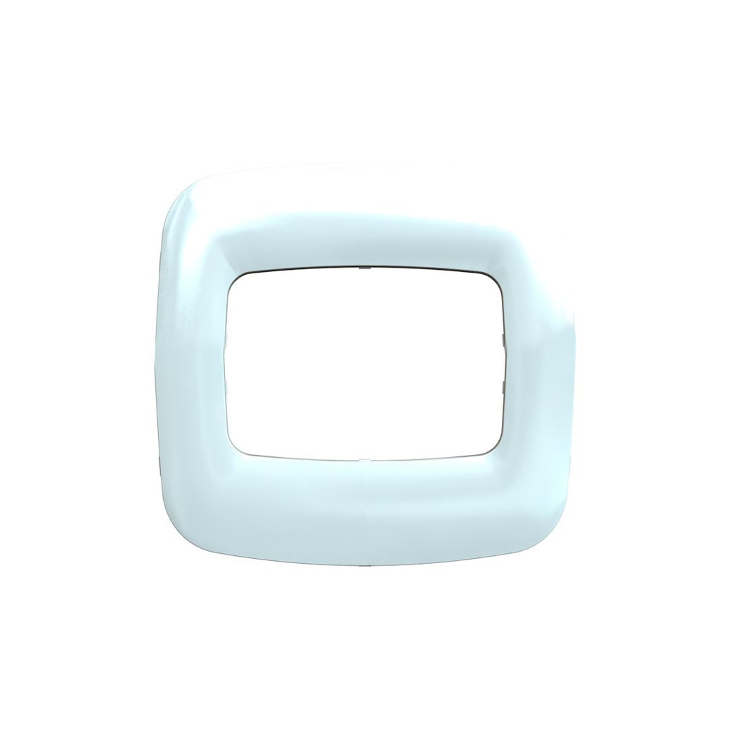 Aro central Modena 5x5cm blanco Jeluz