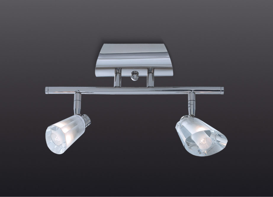 Sistema libra 2 luces G-9 Tulipa de Cristal Kinglight