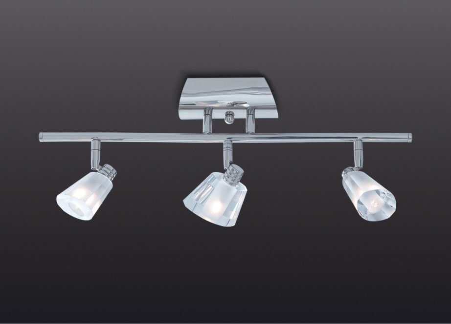 Sistema libra 3 luces G-9 Tulipa de Cristal Kinglight