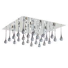 LINEA ALESSANDRA PLAFONES DE CRISTAL gota 4 luces Ø 400 Ronda