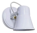 [s-120-34-bla] SPOT DE 1 LUZ con capuchon curvo (blanco)