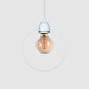 [c-1014-34-bla] Colgante GEO CIRCULO (blanco texturado)