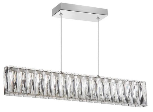 Colgante Cristal K9 ICE BAR 7xG9 MAX 40W Fotoluz