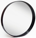 [espejo70-neg] Espejo circular diametro 70 cm (negro)