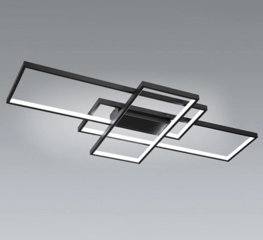 Plafón o aplique iluminación continua indirecta 1000X500X60 - LED 93 wts 3000k gmge