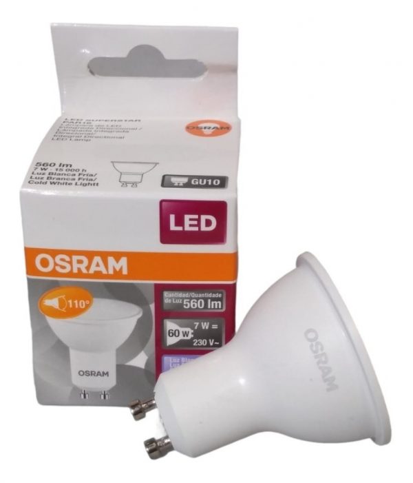 Dicroica Led ECO 7W cálida GU10 560lm Ledvance Iturria