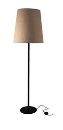 [948-21] LAMP DE PIE BASE REDONDA CON PANTALLA CONICA ARPILLERA  Brimpex