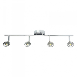 [4100/04-124] Helios III - Aplique 4 Luces LED COB 5W c/u 220V Cromo 3000K 180