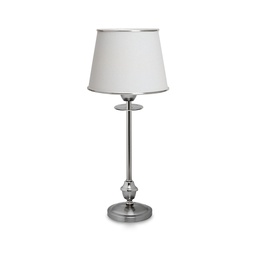 velador linea amelie con pantalla H:46cm Luz del Siglo