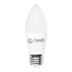 [LE27-VE2007-DIM-30-22] Lámpara LED Vela E27 7W Dimerizable - 220V Candil Iluminacion S.R.L.