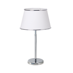 [VE3017-01-56-cro-lie] velador con pantalla H: 44 cm Luz del Siglo