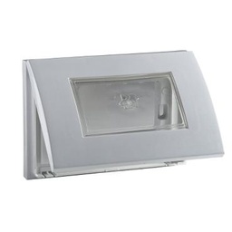 [wda57201-72-blanco] Tapa bastidor estanca ip54 p/3modulos Plasnavi