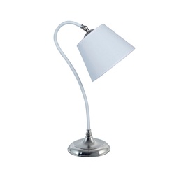 [VE4210-01-56-blanco-56-blanco] Velador ANIKA PL/BL Luz del Siglo