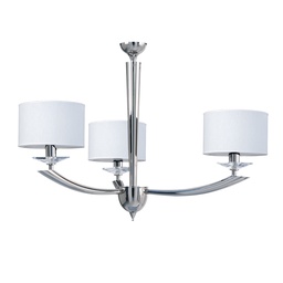 [5450-68-cro] Araña ALICANTE 3 luces S/pantalla Ronda