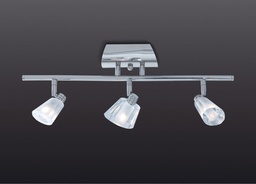 [5113cr-51] Sistema libra 3 luces G-9 Tulipa de Cristal Kinglight