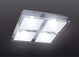 [4505pe-51] PLAFON 4L.G-9 40W 240x240 cuadrado Kinglight